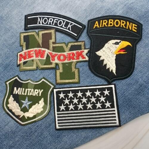 Cute dinosaur iron embroidery animal patches for clothes cartoon anime patches for childrens clothes applique stickers t-shirt