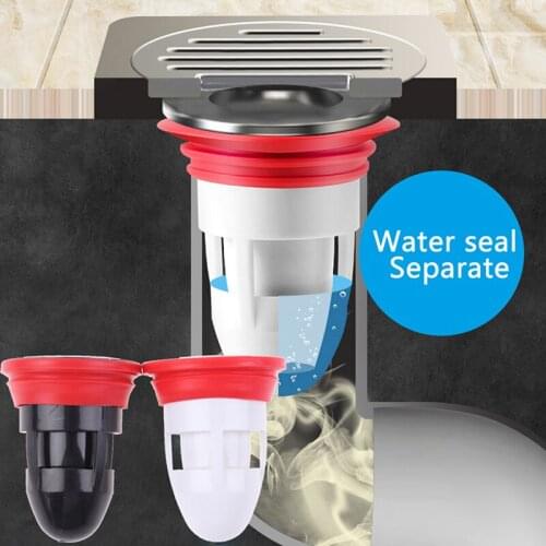 Kitchen Sink Strainer Bathroom Floor Drain Core Deodorant Strainer Bathtub Plug Trap Basin Stopper Water Stopper Home Supplies