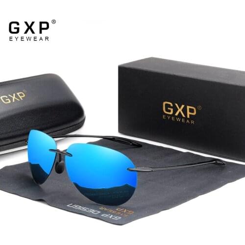 GXP 2020 Ultralight TR90 Rimless Sunglasses Men High Quality Frameless Sun Glasses For Women Oculos Feminino