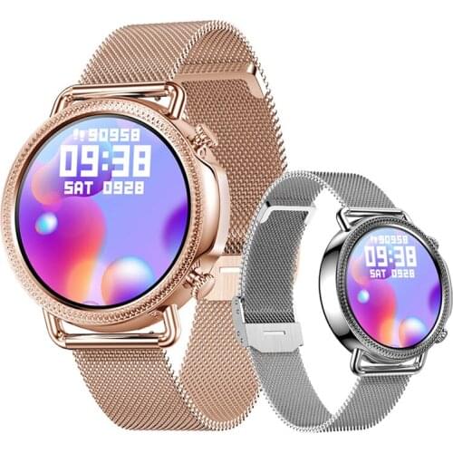 Sport Women Smart Watch Thermometer Fitness Activity Tracker Clock V25 Waterproof Sports Lady Smartwatch Band for IOS Android
