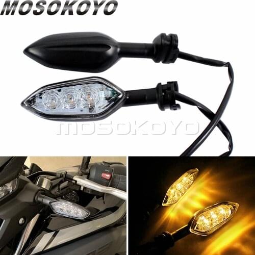 LED Turn Signal Light Indicator Blinker For Yamaha YZF R15 R25 R3 R125 MT-03 MT-25 FZ16 FZ-8 YBR125 YBR250 TDM 900 XJ6 WR 250R