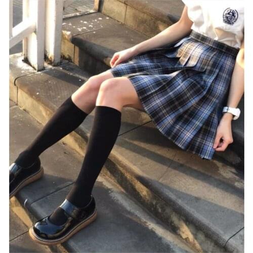 Lolita Shoes Women Mary Janes Shoes Black Platform Flat Retro Casual Shoes D661