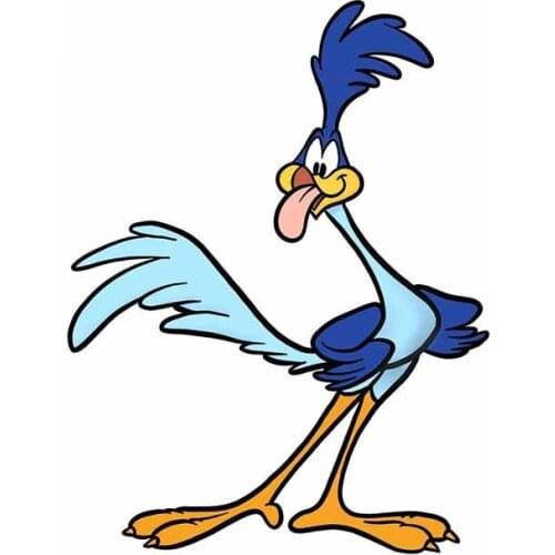 DasDecal for The Road Runner Camper Car Stickers Anime Waterproof Sunscreen 3D Vinyl Material Scratch-proof Decal,13cm*10cm