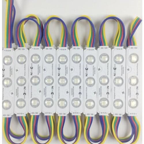 1000pcs/Lot 5050 LED Modules Waterproof IP65 RGB Color DC 12V SMD 3 LED Led Backlights For Channel Letters Wholesale