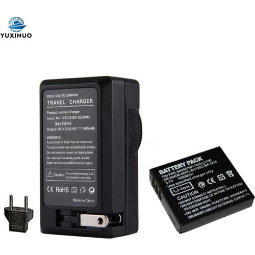 1500mAh CGA-S005E S005 DMW-BCC12 Battery + AC Charger For Panasonic Lumix DMC-FX180 LX1 LX2 LX3 FS1 FS2 FX01 FUJI NP-70 DB60