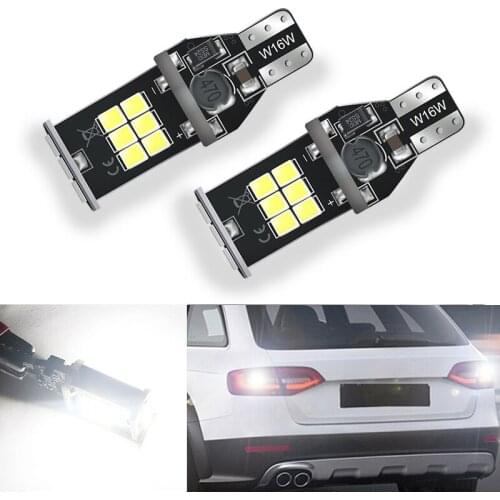 2x Canbus Error Free T15 SMD 3030 Chipsets LED Bulbs For Car Backup Reverse Lights For audi A1 A3 A4L A6L A5 A7 Q3 Q5 Q7 S5 TT