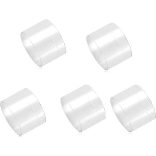 FATUBE 5pcs GLASS CUPS for Dawg Voluna V2 zesthia rta GLASS TUBE