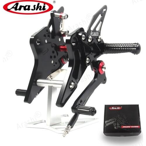 Arashi For KAWASAKI ZR800 ZR800-ABS 2013-2016 CNC Rearset Adjustable Footrest Foot Pegs ZR 800 ABS 2013 2014 2015 2016 Z800