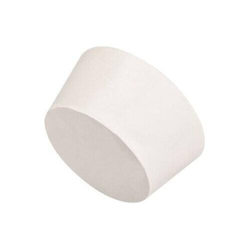 White Tapered Shaped Solid Rubber Stopper for Lab Tube Stopper Size 17 (78-95mm)