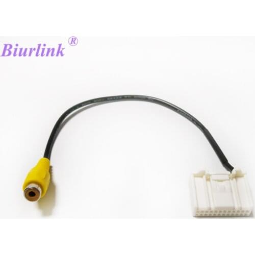 Biurlink Car DVD Camera Rear Parking Video Reversing Cable Adapter for Toyota RAV4 RAV 4