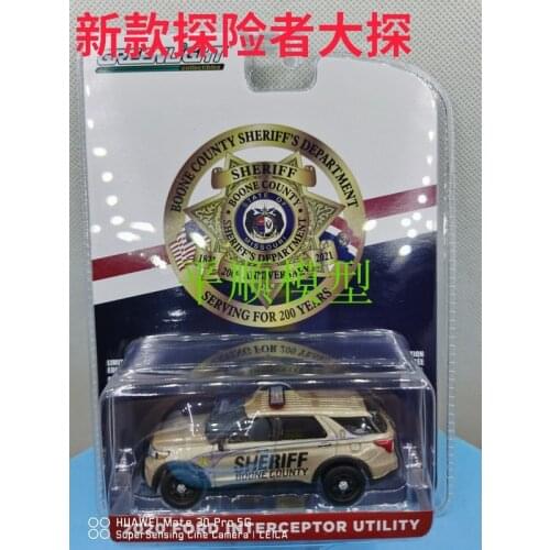 GreenLight 1:64 2020 FORD INTERCEPTOR UTILITY 28040 Metal Diecast Alloy toy cars Model Vehicles For Children Boys gift hot