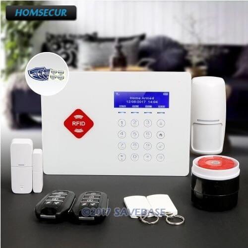 HOMSECUR App Controlled Wireless GSM RFID Home House Alarm System With IOS/Android APP