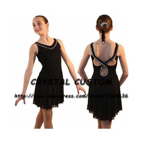 Crystal Custom Figure Skating Dresses Girls New Brand Ice Skating Dresses For Competition DR4599