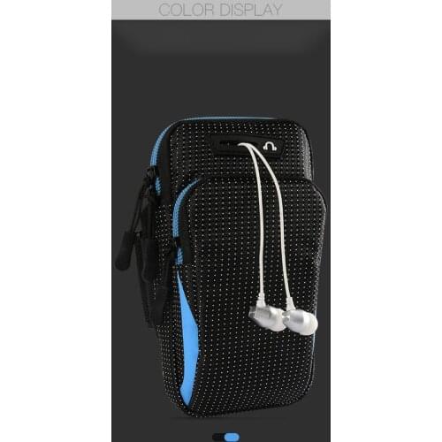 IPhone Samsung Universal 6.5 Inch Waterproof Sports Arm Bag Running Jogging Fitness Armband Mobile Phone Case Cover