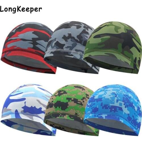 Summer Cooling Skull Beanie Hat Breathable Sweat Wicking Cycling Running Cap Odorless and Sweat-absorbent sweat-absorbent Sports