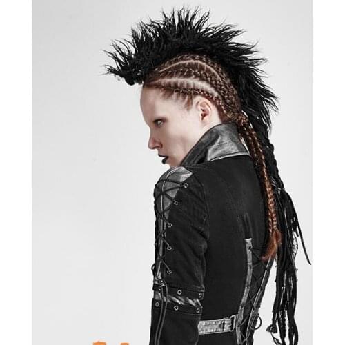 Pumk Dreadlocks Men Goth rock Hair