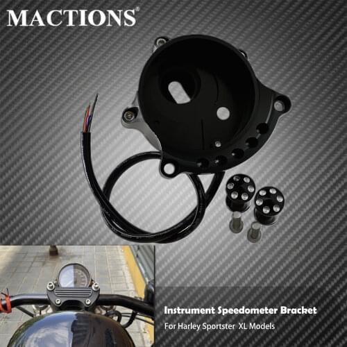 Motorcycle Instrument Mounting Bracket Cafe Speedometer Mounting Bracket For Harley Sportster XL1200 XL883 Models 2014-2017 2018