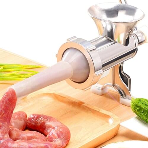 Meat Grinder Manual Sausage Machine Household Hand Stir Mincing Vegetable Cutter Small Sausage Tool meat grinder food processor