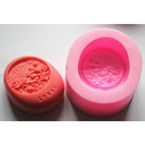 Handmade Soap Silicone Mold Animal Candle Molds Polymer Clay Craft lunas