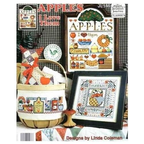 JJ JL186 Apple loves them 60-37 Cross Stitch Kit Packages Counted Cross-Stitching Kits New Pattern Cross stich Painting Set