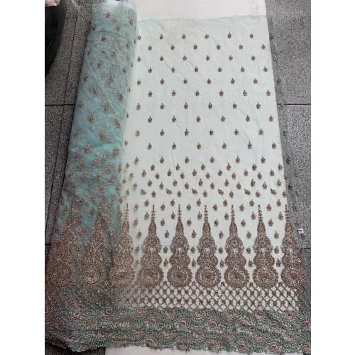 Exquisite new listing handmade bead high-quality tulle embroidery, suitable for fashionable ladies dress skirts