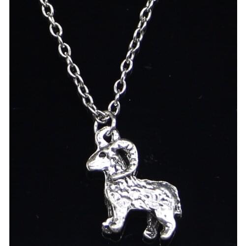 New Fashion Necklace 23x19mm goat ram Pendants Short Long Women Men Colar Gift Jewelry Choker
