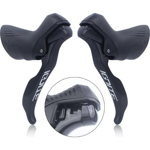 New Road Bike Shifter Lever 2x 8 / 9 / 10 / 11 Speed Brake Lever Bicycle Accessories Compatible With SHIMANO