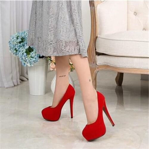 Замшевые туфли-лодочки PCUAN China At AliExpress