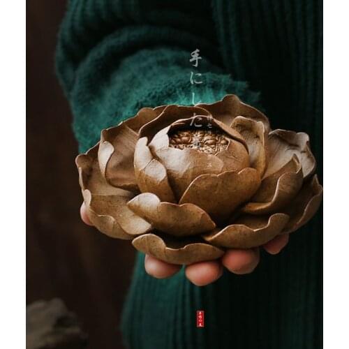 Handmade Incense Insert Ceramic Creative Line Incense Burner Stoneware Kneading Incense Plate Home Decoration