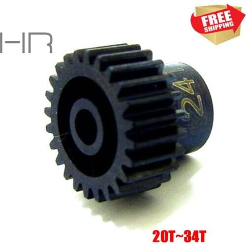 Radio control RC HOT RACING motor pinion gear 48P 20T~34T 3.175mm option upgrade parts