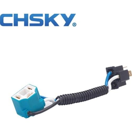 Excellent heat corrosion resistance bend type H4 bulb connector male and female H4 socket Easy DIY installation H4 connector