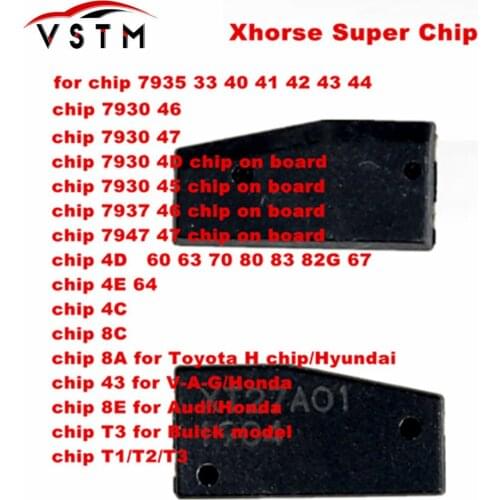 Xhorse VVDI Super Chip Transponder for ID46/4D/4C/8C/8A/T3/For H chip for VVDI2 VVDI Key Tool and Mini Key Tool