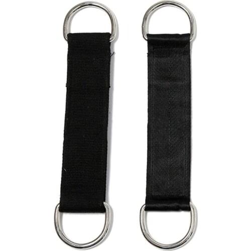 Resistant Heavy Duty Sling Straps Fitness Pull up Bar Hanging Leg Raiser with Steel D-Ring Training Workout Gym Equipment