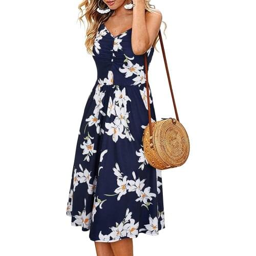 Vintage Strapless Sexy Floral Print Dress Summer Women 2021 Fashion Backless Knee-Length Sundress Sleeveless Casual Dresses