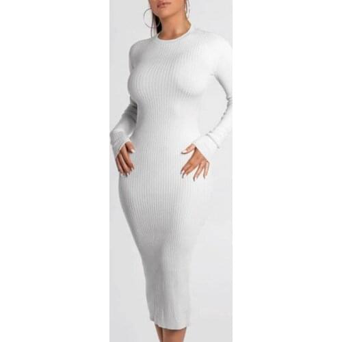 Women Sexy Backless Bandage Dress Long Sleeve Women Slim Dress Bodycon Party Dresses Vestidos