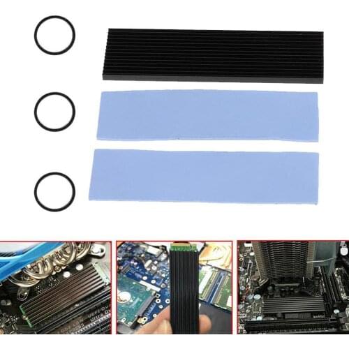1pc M.2 Hard Drive Cooling Silicon Heat Sink Ngff/nvme Ssd Specifications Cooling Drive State 2280 Vest F6L6