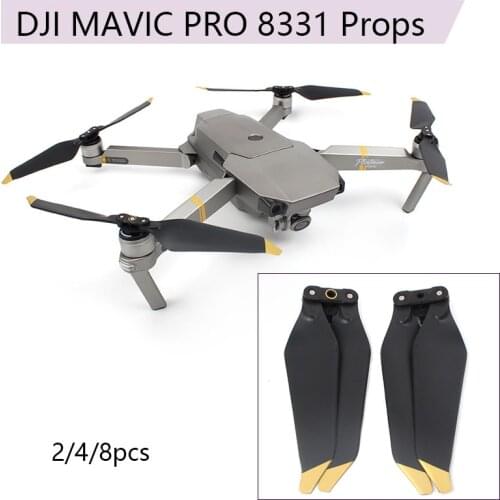 2/4/8pcs 8331 Low Noise Propeller for Mavic Pro Platinum Camera Drone Quick Release Props Folding Blade Wing Replacement Parts