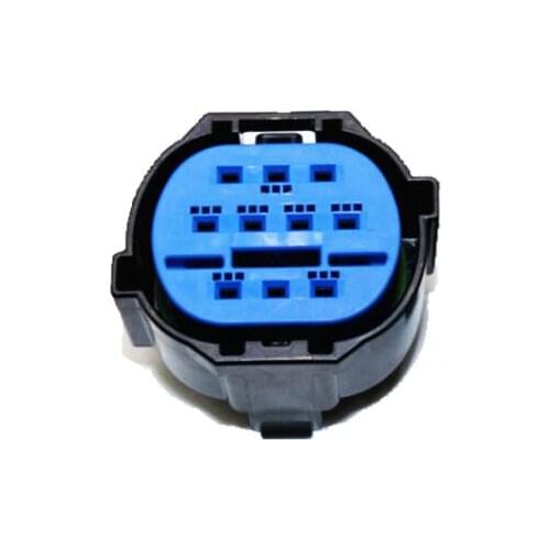 2pcs/lot 10 Pin/Way Female Headlamps Plug Socket Headlight Connector With Terminal For Hyundai IX25 KIA K2345 HP406-10021