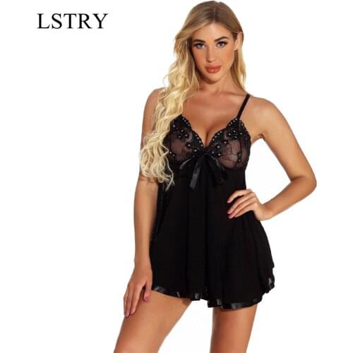 2021 New Women Lenceria Sexy Sleepwear Lstry Hot Lace Open Erotic Plus Size Lingerie Porn Adult Sex Underwear Femme Sexy Dress
