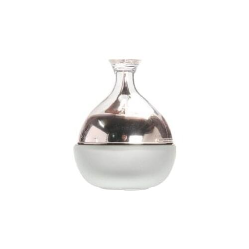 50G frosted/clear glass bottle gold for night day cream/mask/eye serum/essence/moisturizer/hair wax skin care cosmetic packing