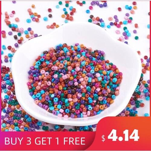 100g 2mm 3mm 4mm Czech Glass Seed Beads Loose Spacer for Bracelet Necklace Earrings Jewelry DIY 6/0 8/0 12/0