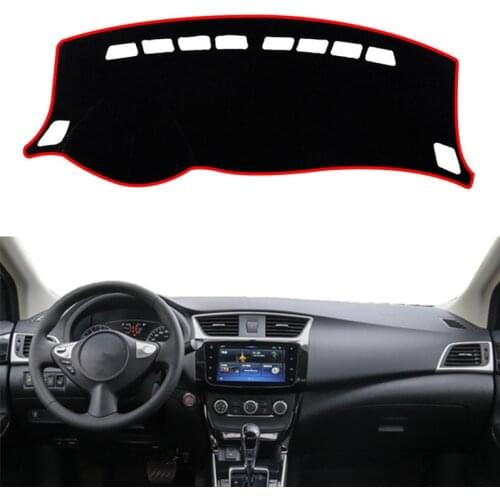 Car Dashboard Dash Cover Mat Pad Sun Shade Instrument Carpet Accessories For Nissan Sentra Sylphy 2013 2014 2015 2016 2017 2018