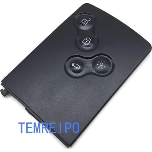 4 buttons smart key case for Renault Koleos (no key blade)