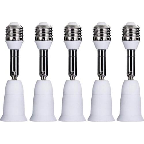 E27 Flexible Extend Extension Base Light Lamp Adapter Converter LED Light Bulb Base Lamp Adapter Converter Lamp Socket