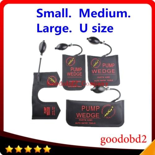 4pcs/lot Air Wedge Diagnostic Tool Klom Pump Wedge Locksmith Tools Lock Pick Open Car Door Lock for Car Dent Remove Tool