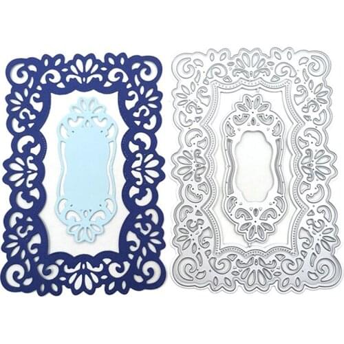 Julyarts Background Lace Cutting Dies Mold For DIY Embossing Photo Paper Album Greeting Cards Gift Dies Cut New