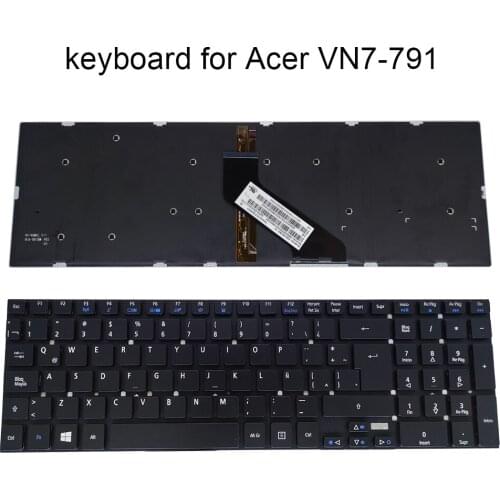 Bulgarian Latin backlight keyboard for Acer Aspire V17 Nitro VN7 791 791G VN7-791G 72AH BG LA Spain laptops keyboards NSK-R61BW