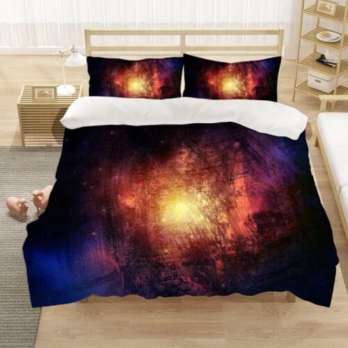 Stars 3pcs Bedding Sets Full King Twin Queen King Size Bed Sheet Duvet Cover Set Pillowcase Without Comforter