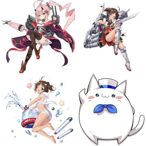 Hot Selling Sexy Anime Girl PVC Stickers for Mobile Phones, Suitcases, Car Bodies, Scratch-resistant and Waterproof JDM JEEP Van