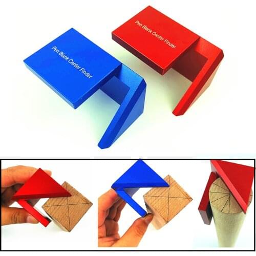 45 Degree Angle Line Drawing Pen Blank Center Finder Circle Center Line Marking Device Woodworking Marking Scriber